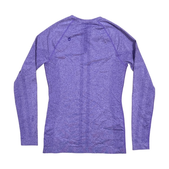 FIGS Salta Seamless Under Scrub Underscrub Purple L/S T Shirt Womens Small - Picture 3 of 8